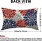 Set of 2 12×20 Inch 4th of July Pillow Covers – Patriotic Blue, Red, and Grey Dahlia Floral Print, Decorative Rectangle Throw Pillow Cases for Outdoor, Farmhouse, Couch, Sofa, or Bed Décor